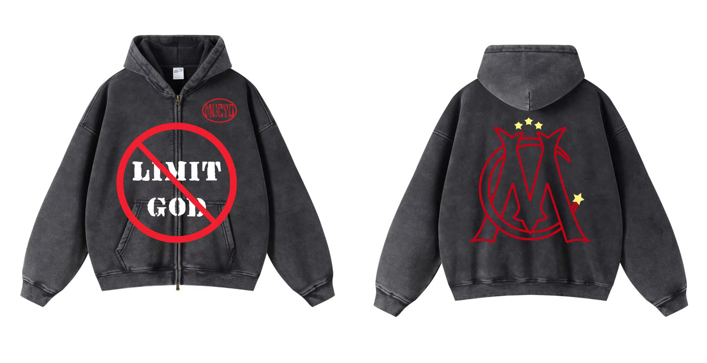 MUCYO ZIP UP HOODIE