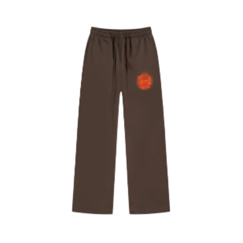 MUCYO BROWN BAGGY SWEATPANTS