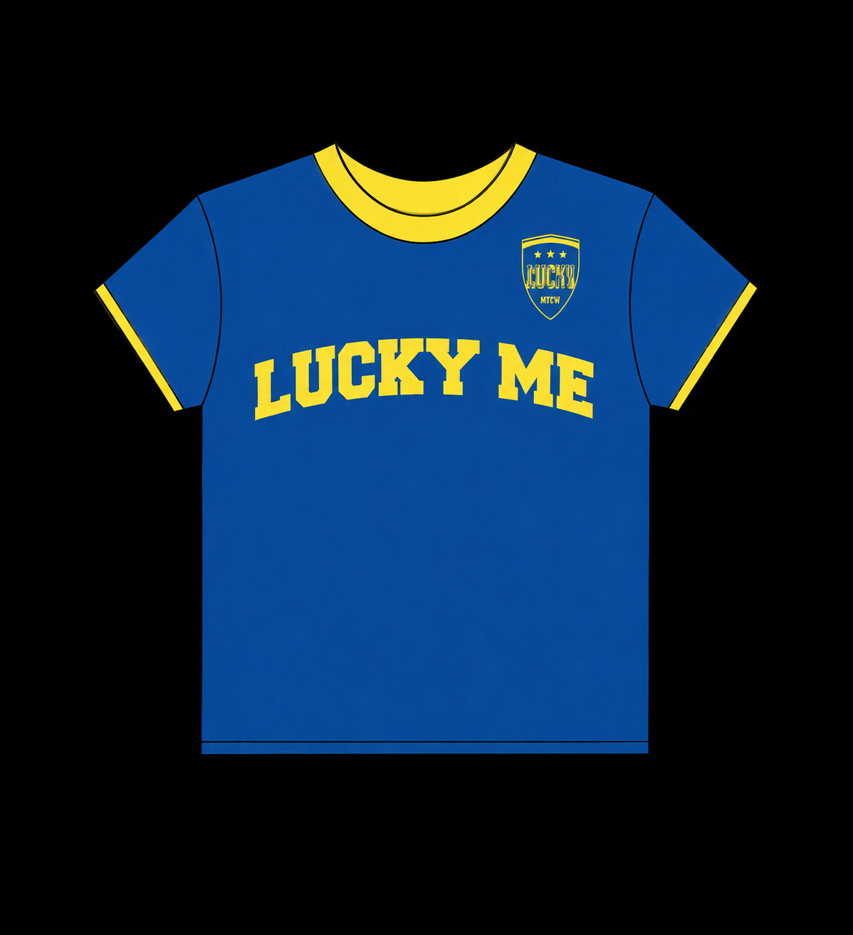 MUCYO GIRLS BLUE BABY TEE