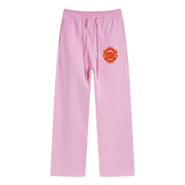 MUCYO PINK BAGGY SWEATPANTS