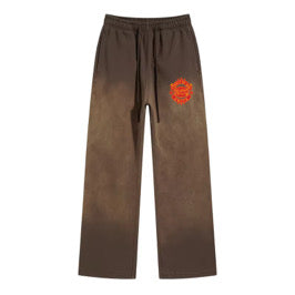 MUCYO BROWN BAGGY SWEATPANTS