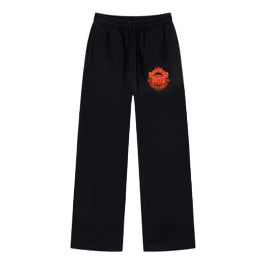 MUCYO BLACK BAGGY SWEATPANTS