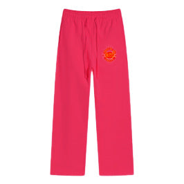 MUCYO PINK BAGGY SWEATPANTS